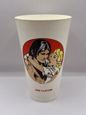 Vintage 1973 7 Eleven Plastic Cup DC Jane Clayton 7-11